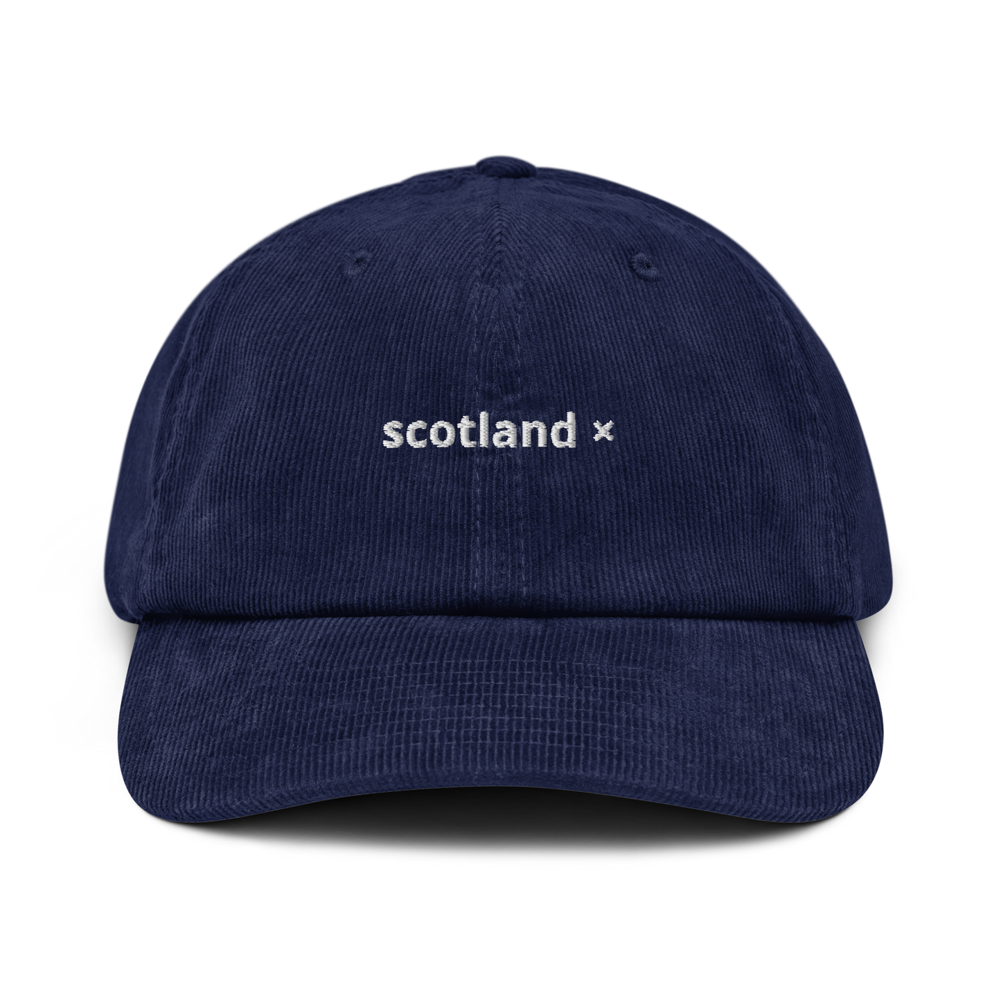 scotland x cord hat – navy