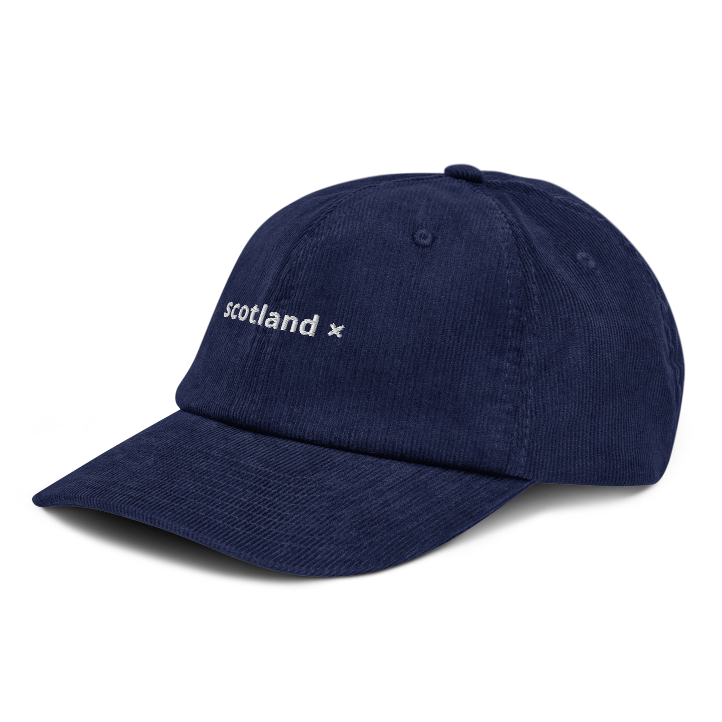 scotland x cord hat – navy